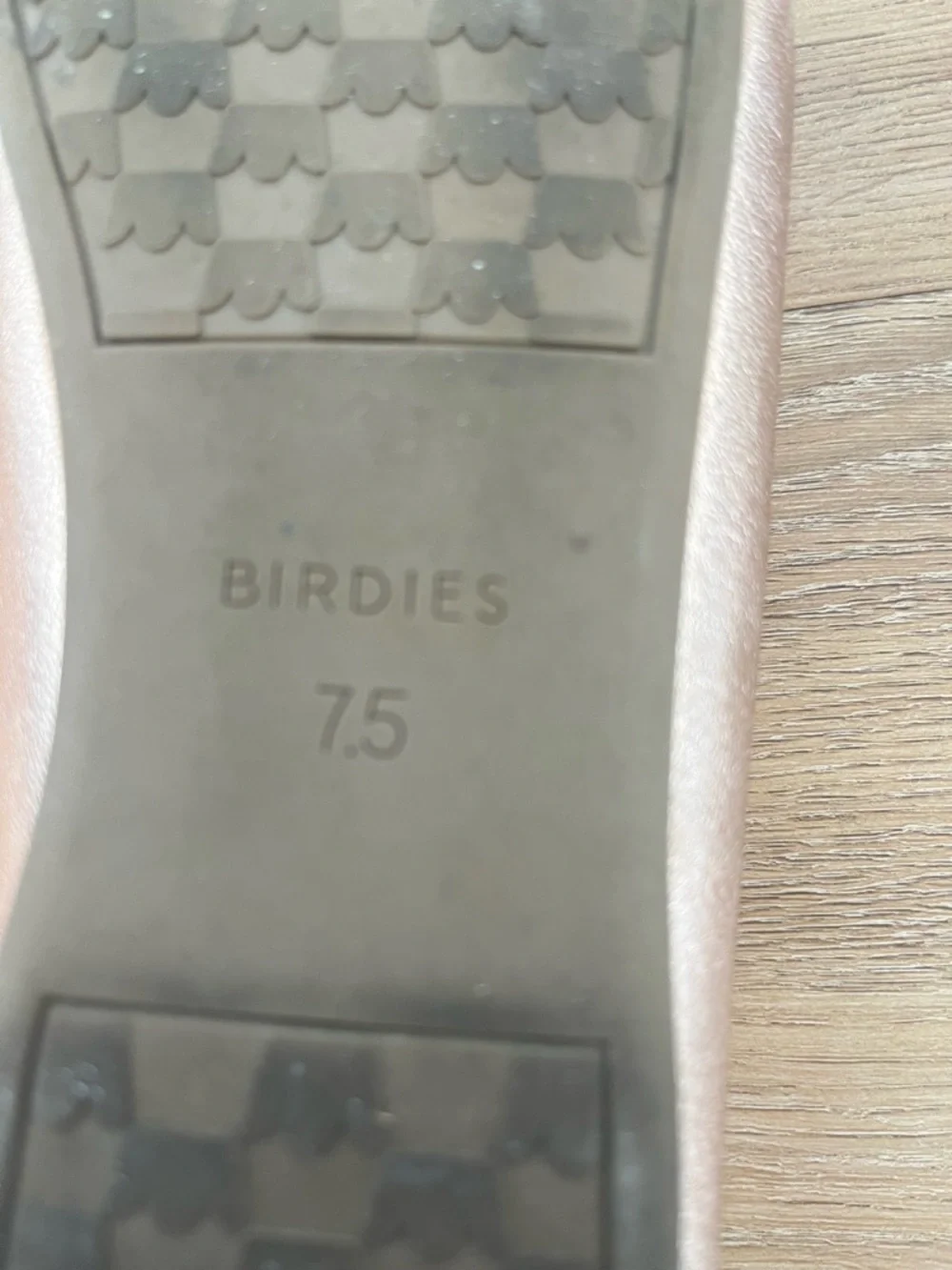 Birdies Goldfinch Leather Point Toe Ballet Flats Rose Gold, 7.5